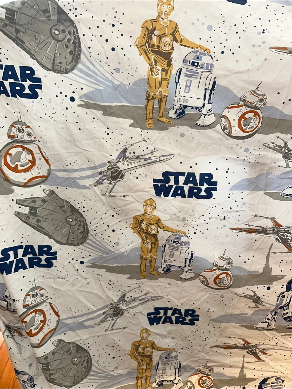 Pottery barn Star Wars Printed Full Sheet Only